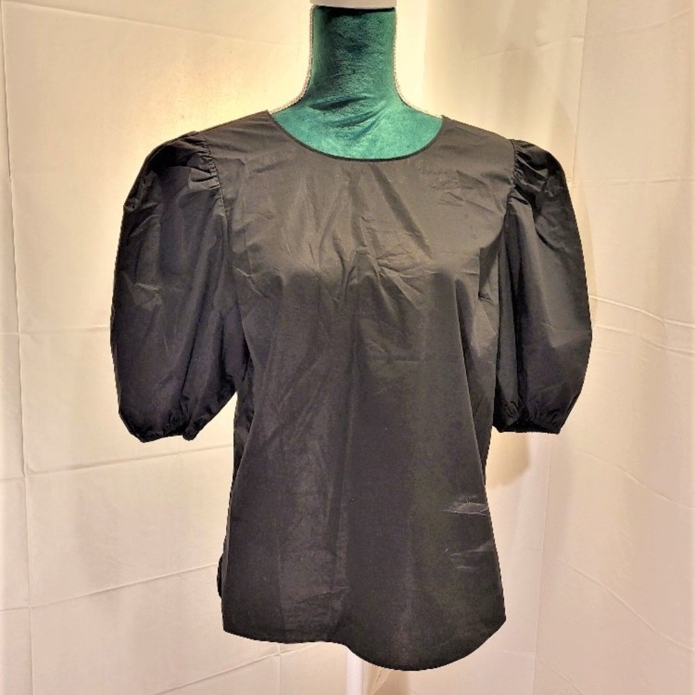 🖤👚English Factory NWT Black Puff Sleeve Blouse